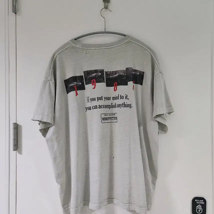 [BUNJANG] Unaffected BTTF Damage Crop T-shirt Sage Green / L) 언어펙티드 BTTF 데미지 크롭 티셔츠 세이지그린