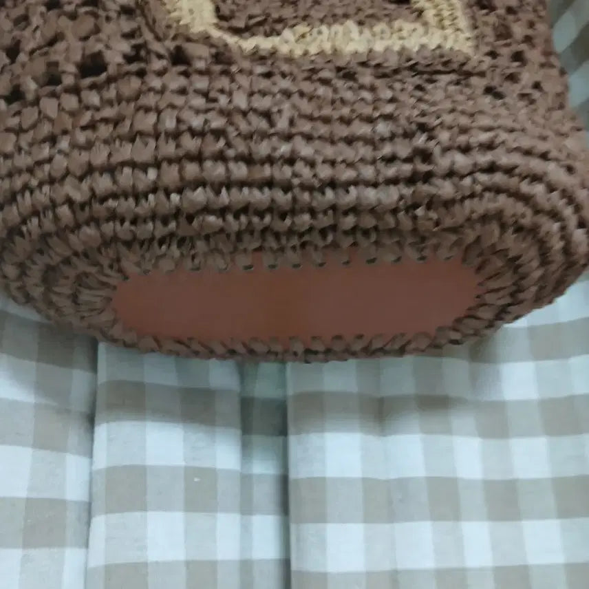 [BUNJANG] Handmade Rattan Tote Bag / 라탄백 핸드메이드 토트백 브라운