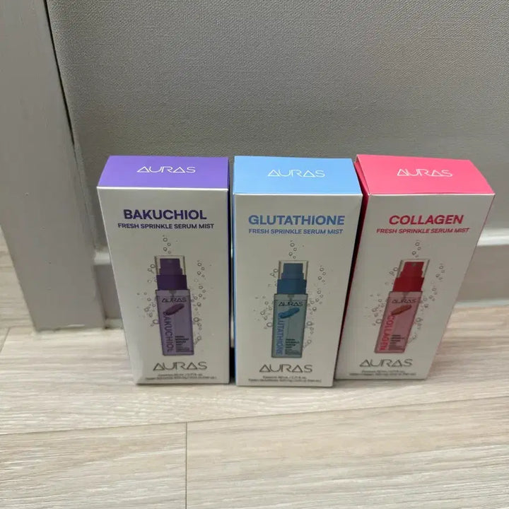 [BUNJANG] Auras Collagen, Glutathione, Bakuchiol Ampoule Mist Set / 오라스 콜라겐 / 글루타치온 / 바쿠치올 앰플 미스트 3 종