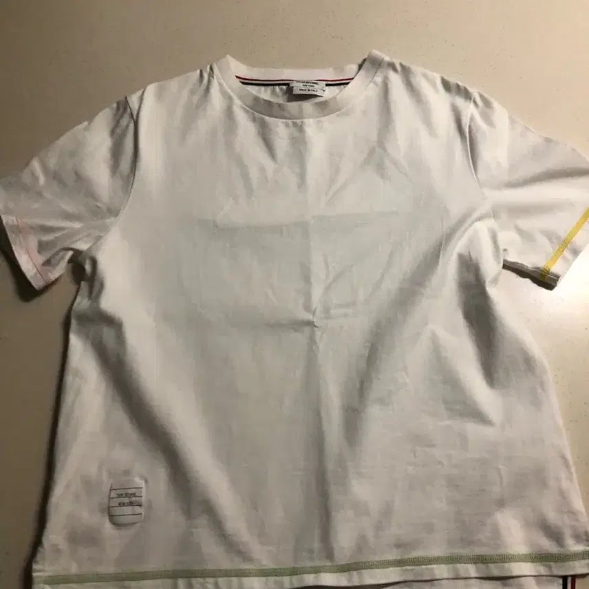 [BUNJANG] Thom Browne Signature Stripe T-Shirt / [40]톰브라운 삼선 반팔티셔츠