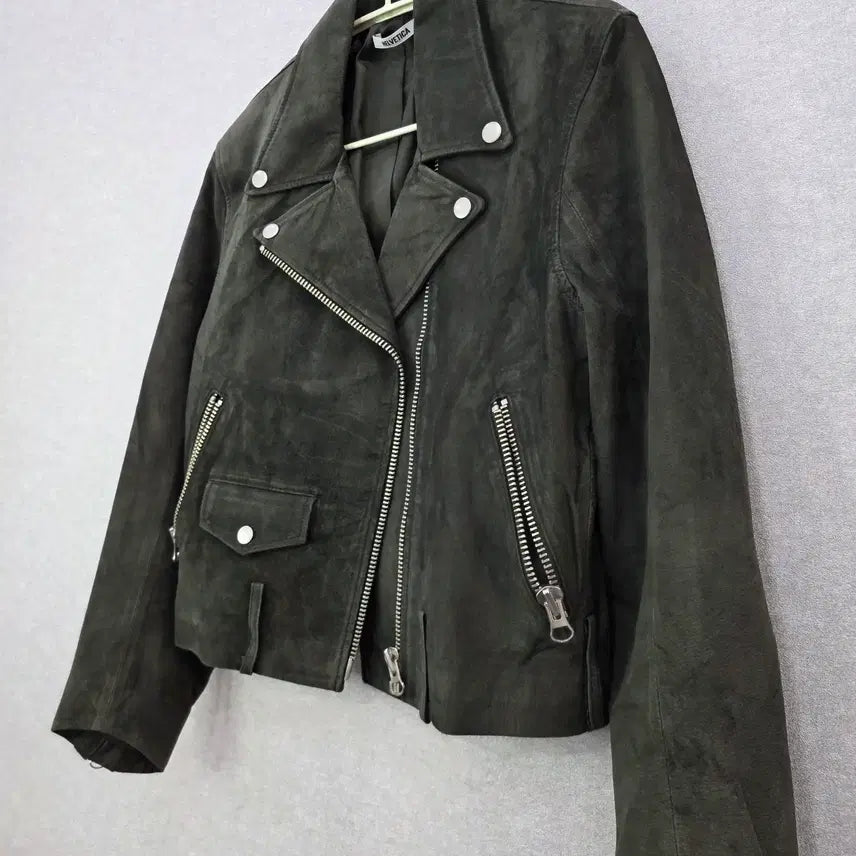 [BUNJANG] Helvetca Suede Rider Jacket / 헬베티카 스웨이드 라이더 자켓 HELVETICA