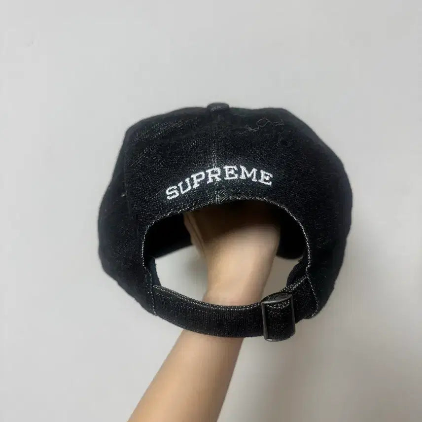 [BUNJANG] Supreme S Logo 6-Panel Cap Kevlar Black 22SS / 슈프림 S로고 6패널 볼캡 모자 22SS 케블라 블랙