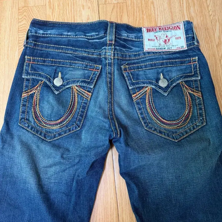 [BUNJANG] True Religion Joy Super T Jeans Rainbow / 34 트루릴리전 조이슈퍼티 레인보우