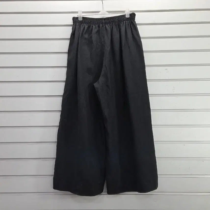 [BUNJANG] Charcoal Linen Wide Banding Pants / 챠콜 마원단  와이드 밴딩바지66/보물찾기천사