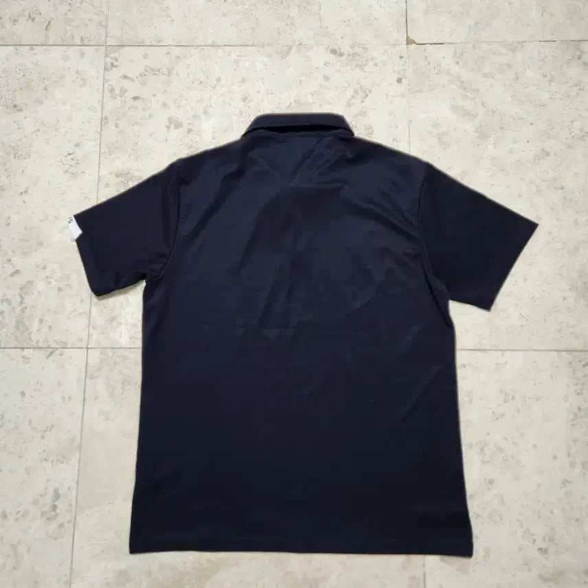 [BUNJANG] Hazzys 25SS Navy Functional Half-Sleeve Polo T-Shirt (Size 110) / 25SS 헤지스 반팔 카라티(110)
