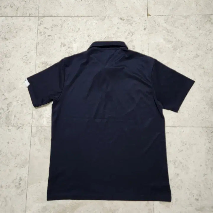 [BUNJANG] Hazzys 25SS Navy Functional Half-Sleeve Polo T-Shirt (Size 110) / 25SS 헤지스 반팔 카라티(110)