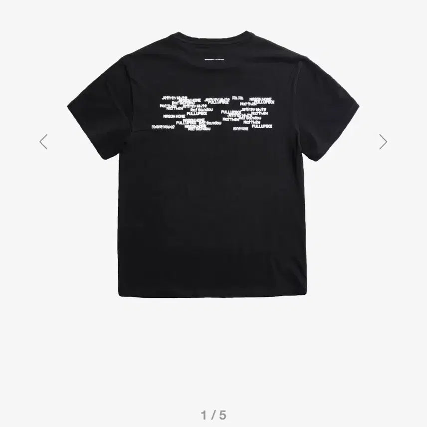 [BUNJANG] 999HUMANITY X OKASHII Collaboration Half Sleeve T-Shirt - Black, Size L / 999HUMANITY X OKASHII 하프 티 블랙 L