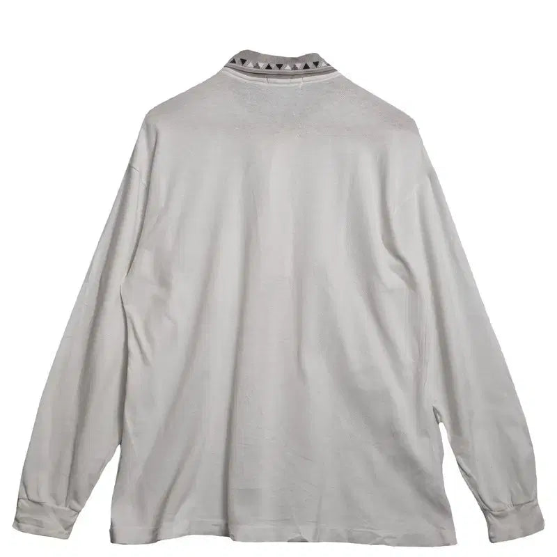 [BUNJANG] Arnold Palmer White Collared T-Shirt / ARNOLD PALMER 아놀드 파마 화이트 카라티 [L]