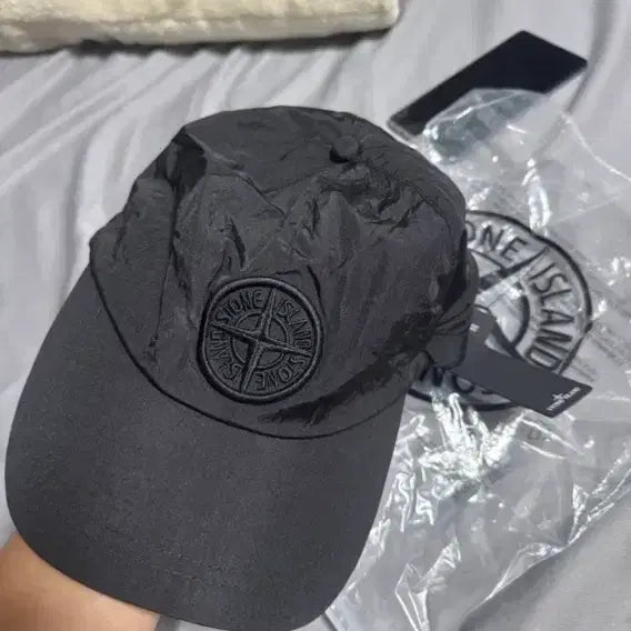 [BUNJANG] Stone Island Cotton Cap Black / 스톤아일랜드 볼캡 블랙