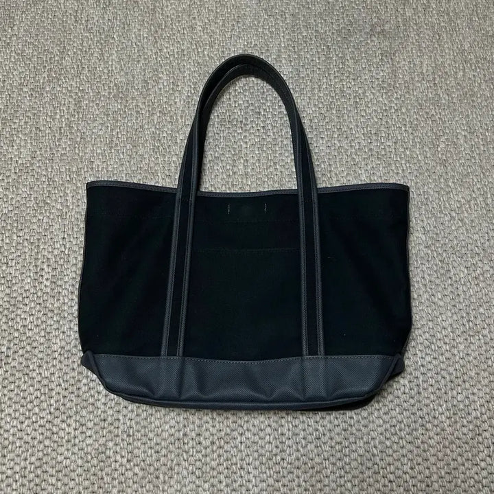 [BUNJANG] Porter Boyfriend Tote M Black Cotton Canvas Bag / 포터 보이프렌트 토트 M 블랙