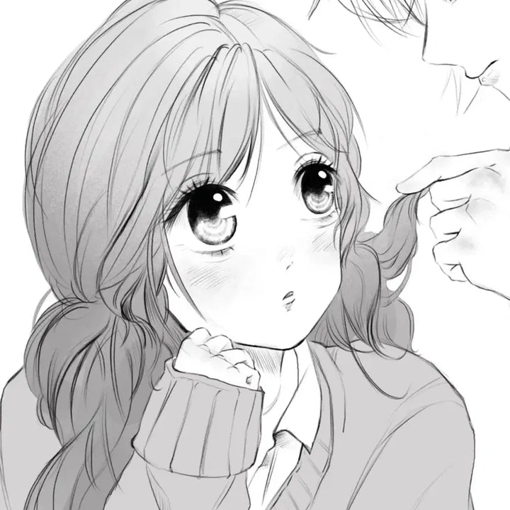 [BUNJANG] Custom Art Commission: Black and White Bust Portrait / 그림 커미션
