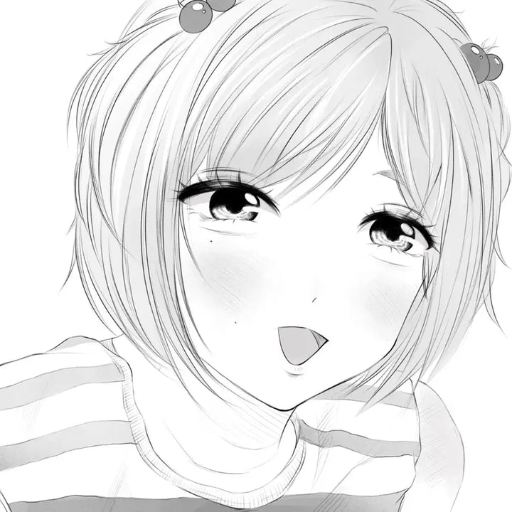 [BUNJANG] Custom Art Commission: Black and White Bust Portrait / 그림 커미션