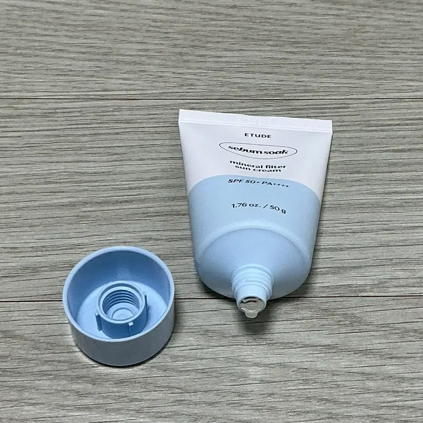 [BUNJANG] Etude House Sunscreen SPF50+ PA++++ / (미사용) 에뛰드 피지쏙 선크림