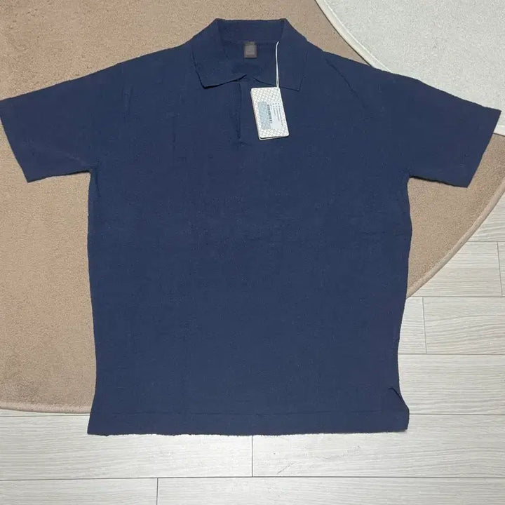 [BUNJANG] IOLLO Navy Cotton T-shirt XL / 이올로 네이비 코튼 티셔츠 XL 새상품