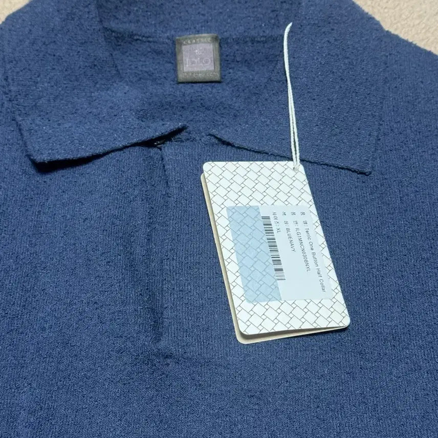 [BUNJANG] IOLLO Navy Cotton T-shirt XL / 이올로 네이비 코튼 티셔츠 XL 새상품