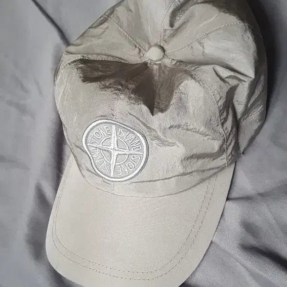 [BUNJANG] Stone Island Cotton Twill Ball Cap Beige / 스톤아일랜드 볼캡 베이지