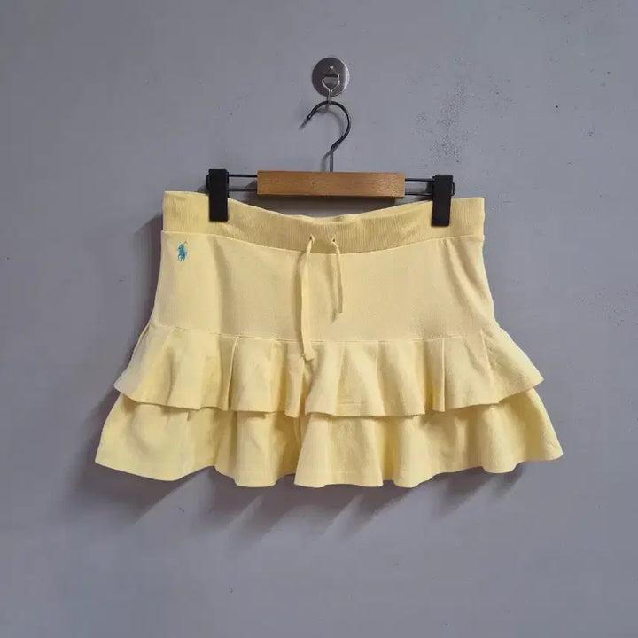 [BUNJANG] Ralph Lauren Yellow Cotton Blend Skirt XL / 랄프로렌의 옐로우 스커트 XL