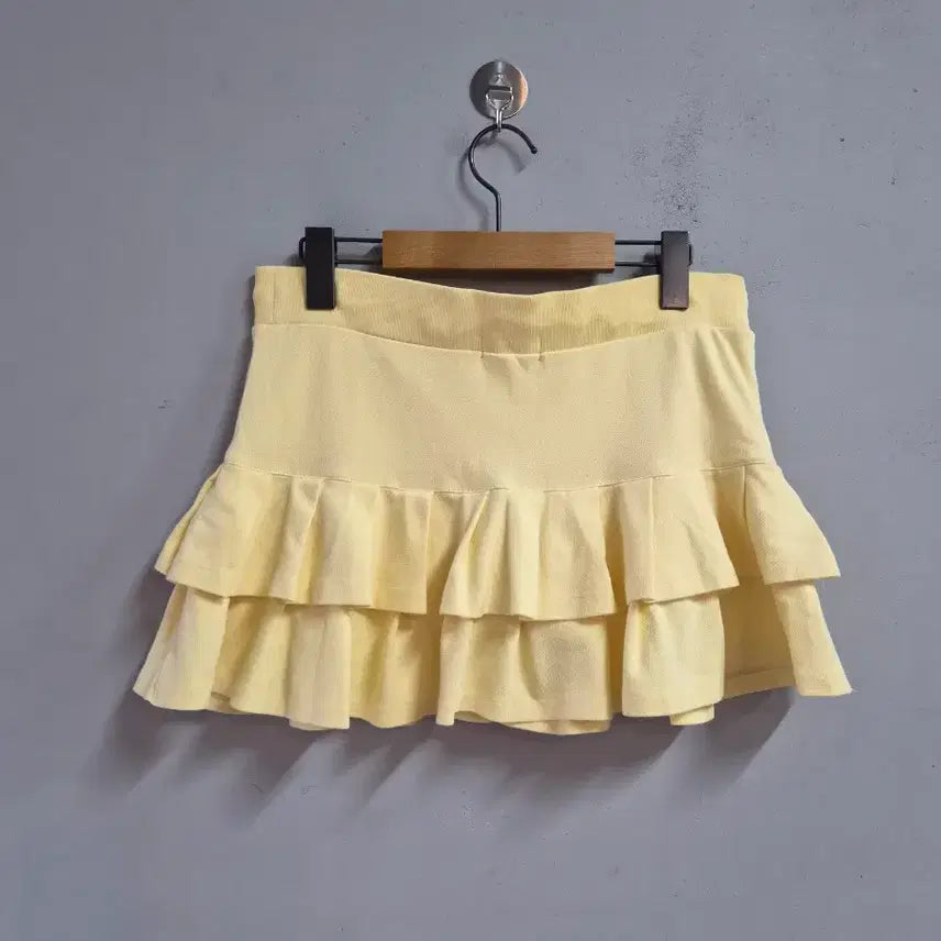 [BUNJANG] Ralph Lauren Yellow Cotton Blend Skirt XL / 랄프로렌의 옐로우 스커트 XL