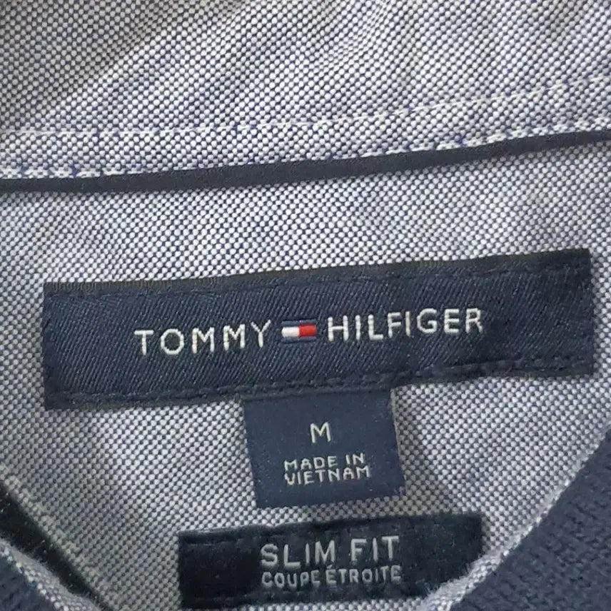 [BUNJANG] Tommy Hilfiger Casual Short Sleeve Polo Shirt Dark Navy / 타미힐피거 캐주얼 반팔 카라티 95 다크네이비