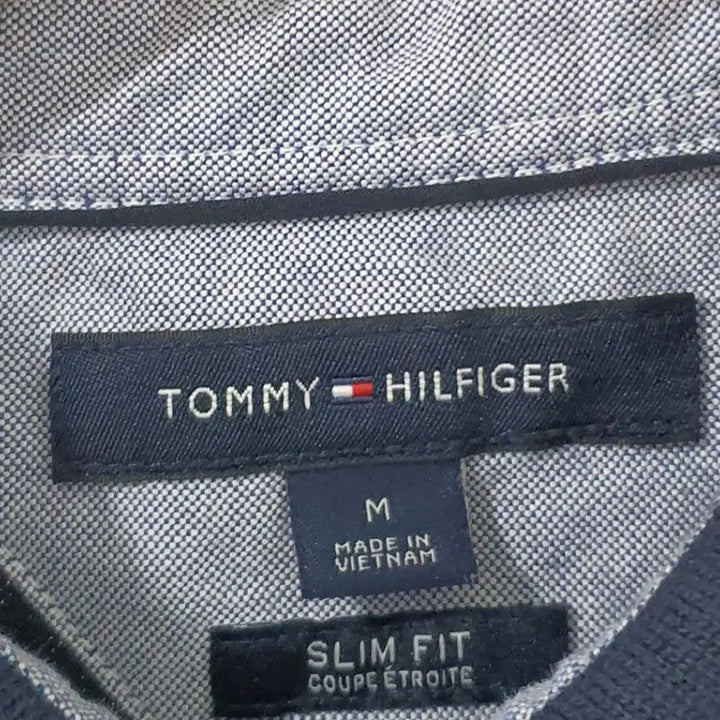 [BUNJANG] Tommy Hilfiger Casual Short Sleeve Polo Shirt Dark Navy / 타미힐피거 캐주얼 반팔 카라티 95 다크네이비