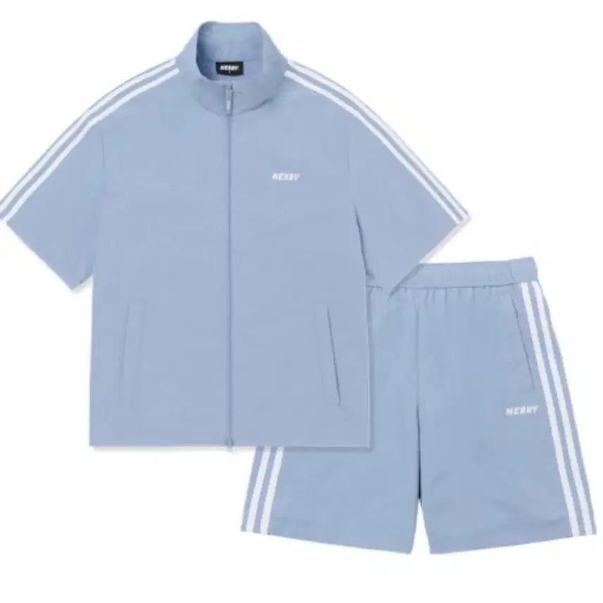 [BUNJANG] NERDY Striped Track Shorts / [NERDY] 널디 트레이닝 팬츠 트랙 팬츠 반바지