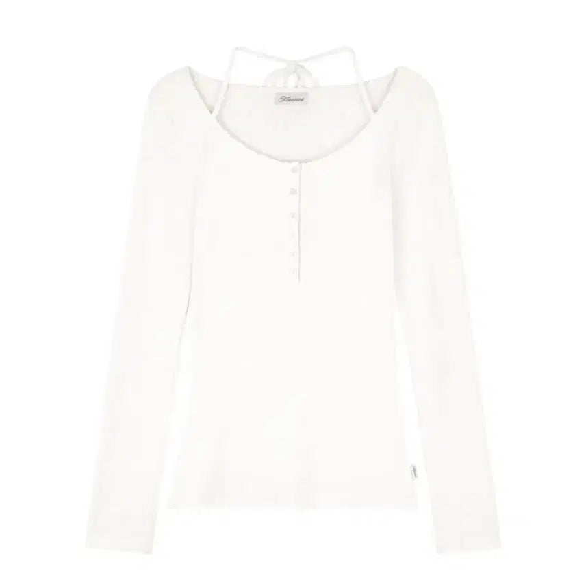 [BUNJANG] Clissp Belle Tie White Blouse / 클리시어 벨라티 화이트