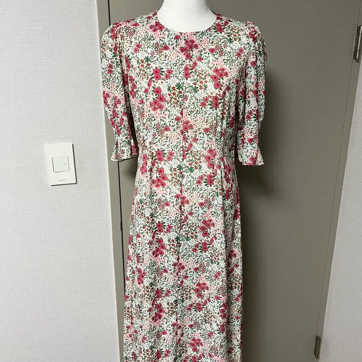 [BUNJANG] Summer Floral Pattern Long Dress / [새상품] 여름 플라워 패턴 롱 원피스