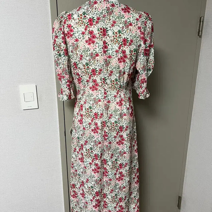 [BUNJANG] Summer Floral Pattern Long Dress / [새상품] 여름 플라워 패턴 롱 원피스