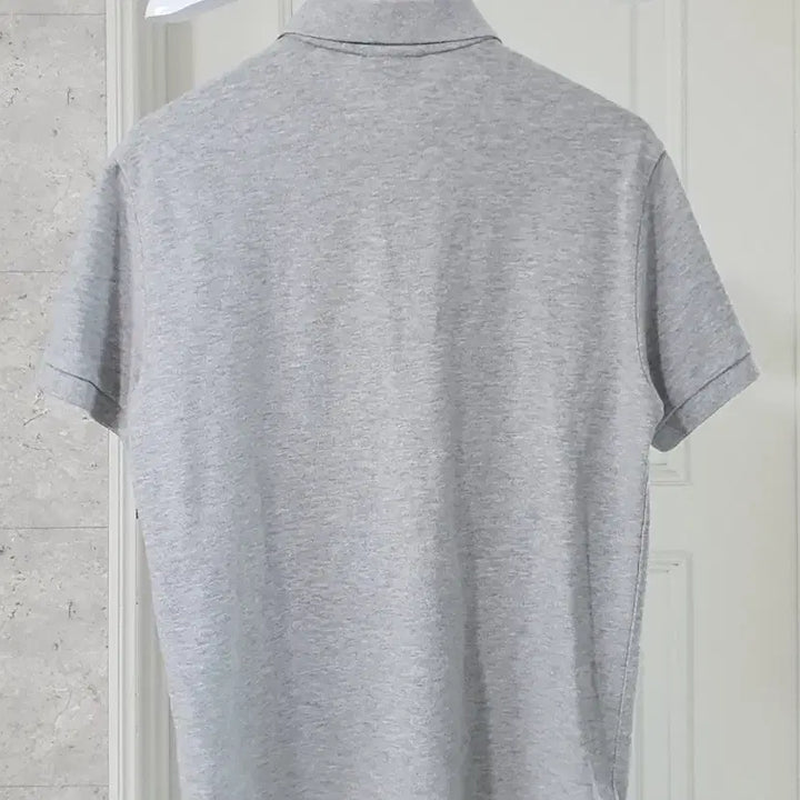 [BUNJANG] Lacoste Short Sleeve Polo Shirt Grey 100 / 라코스테 반팔 카라티 100 그레이