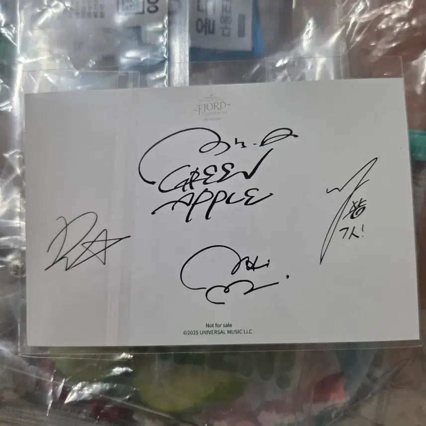 [BUNJANG] Mrs. Green Apple CGV 2nd Week Special Postcard / 미세스그린애플 cgv 2주차 특전엽서