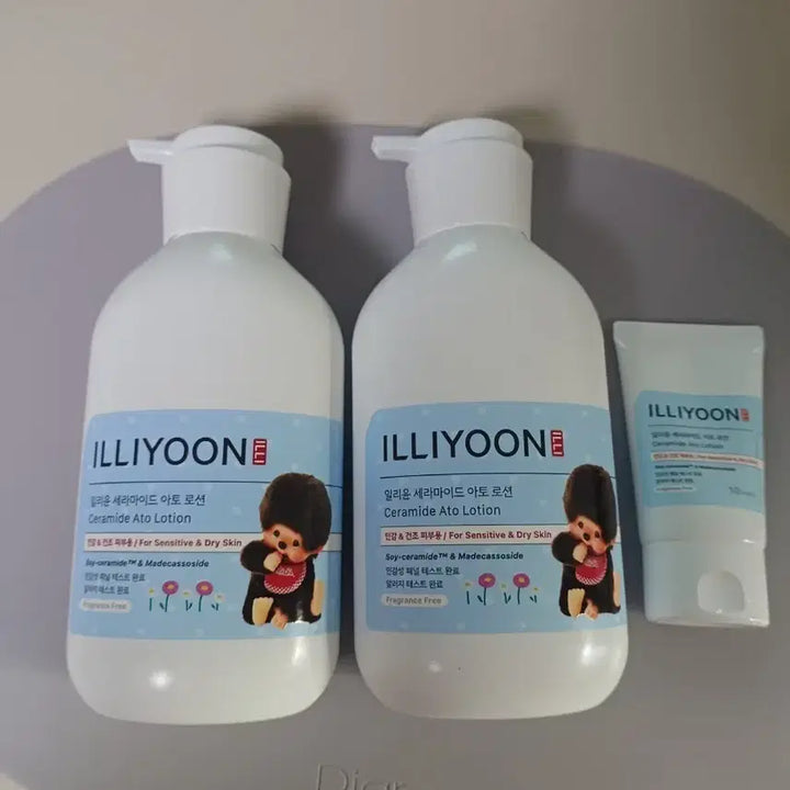 [BUNJANG] Illiyoon Ceramide Ato Lotion 600ml (2 Bottles + 50ml) / 일리윤 세라마이드 아토 로션 600ml 본품 2개