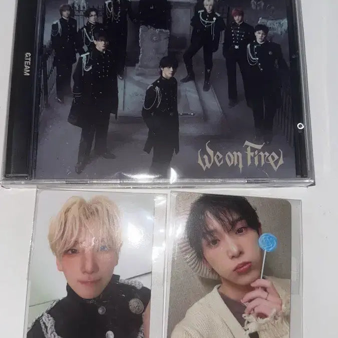 [BUNJANG]  &amp;TEAM We On Fire Album Yuma Harua Photocard Bundle Set / 앤팀 위 온 파이어 앨범, 유마 하루아 포카