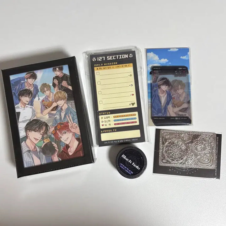 [BUNJANG] Debut or Die 3rd Series Goods Set (Puzzle, Photocard, Hardcover Book) / 데못죽 3부 굿즈 세트 퍼즐 포카 등 단행본 양장본 포토카드 박문대 청려