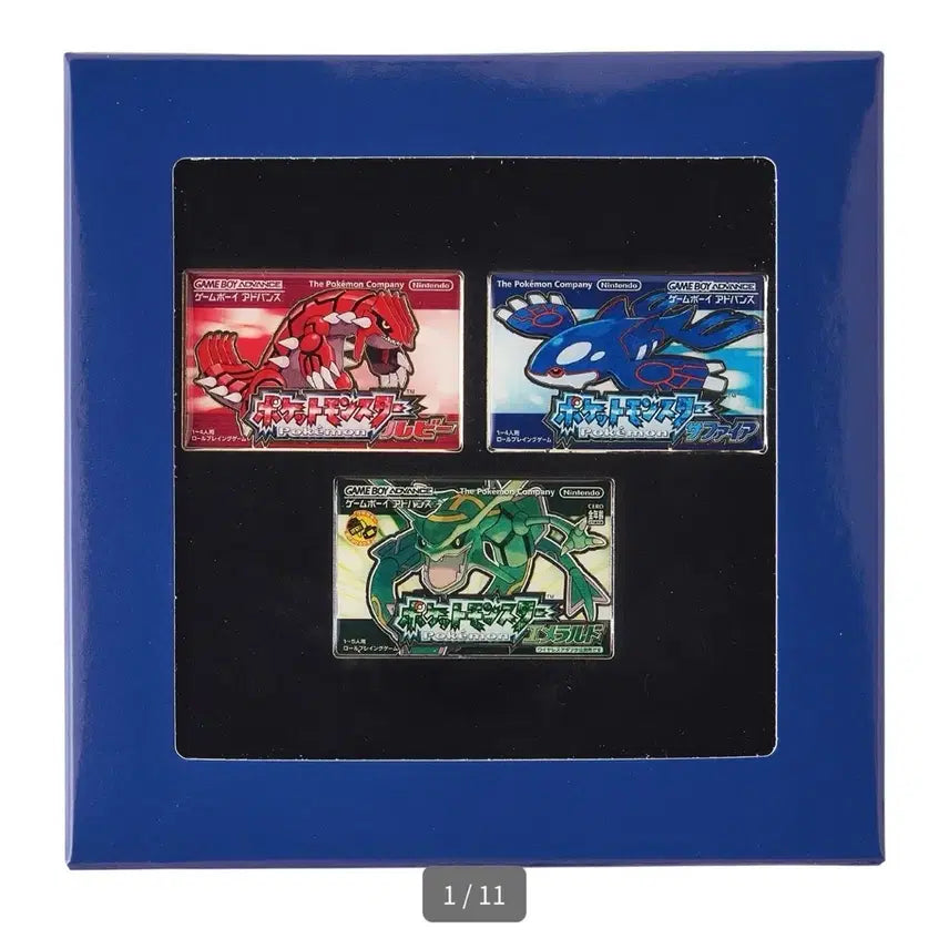[BUNJANG] Pokemon Center Original Package Pin Set / 일본 포켓몬센터 오리지널 패키지 핀 세트