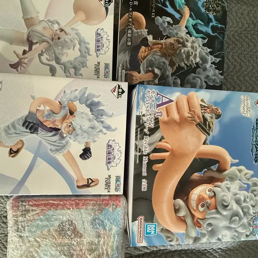 [BUNJANG] One Piece Monkey D. Luffy (Nika) Uniform Version Figure (Sealed, Bundle Set) / 미개봉) 제복 원피스 피규어 루피 니카 일괄