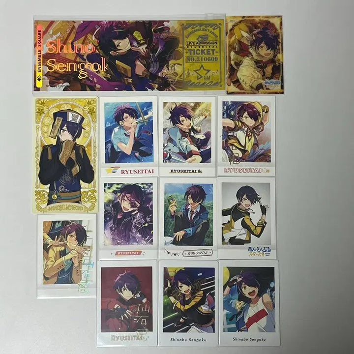 [BUNJANG] Ensemble Stars Sengoku Shinobu Photocard Bundle Set / 앙상블 스타즈 앙스타 센고쿠 시노부 파샤 클카 아르카나 일괄