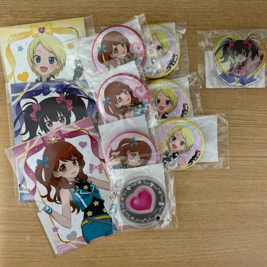 [BUNJANG] Prism Stone Marukuji Cerennon Badge Keychain &amp; Stone Scantable Keychain Bundle / 프리즘스톤 마루쿠지 세레논 뱃지 키링 특전+스톤 스캔테이블 키링 일괄판매