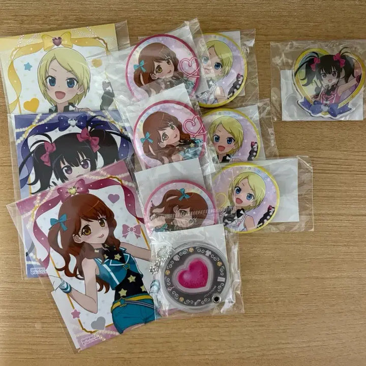 [BUNJANG] Prism Stone Marukuji Cerennon Badge Keychain &amp; Stone Scantable Keychain Bundle / 프리즘스톤 마루쿠지 세레논 뱃지 키링 특전+스톤 스캔테이블 키링 일괄판매