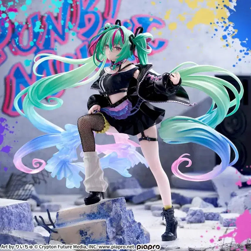 [BUNJANG] Sega Figure-ism Hatsune Miku Punk Ver. Figure (Sealed) / 미개봉)세가 피규어리즘 피규어 하츠네 미쿠 펑크 Punk!