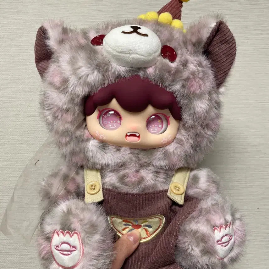 [BUNJANG] Babys3 KimiPapa Leopard Print Plush Doll / 베이비쓰리 키미파파 호피