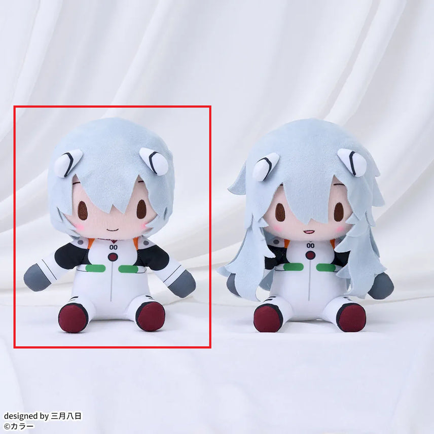 [BUNJANG] Evangelion Rei Ayanami (Short Hair) FuwaPuchi Plush Doll (Sealed) Approx. 22cm / 미개봉, 정품) 에반게리온 후와푸치 레이(단발) 인형 약 22cm