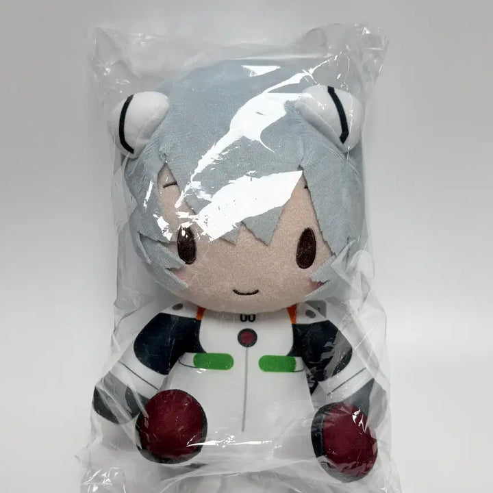 [BUNJANG] Evangelion Rei Ayanami (Short Hair) FuwaPuchi Plush Doll (Sealed) Approx. 22cm / 미개봉, 정품) 에반게리온 후와푸치 레이(단발) 인형 약 22cm