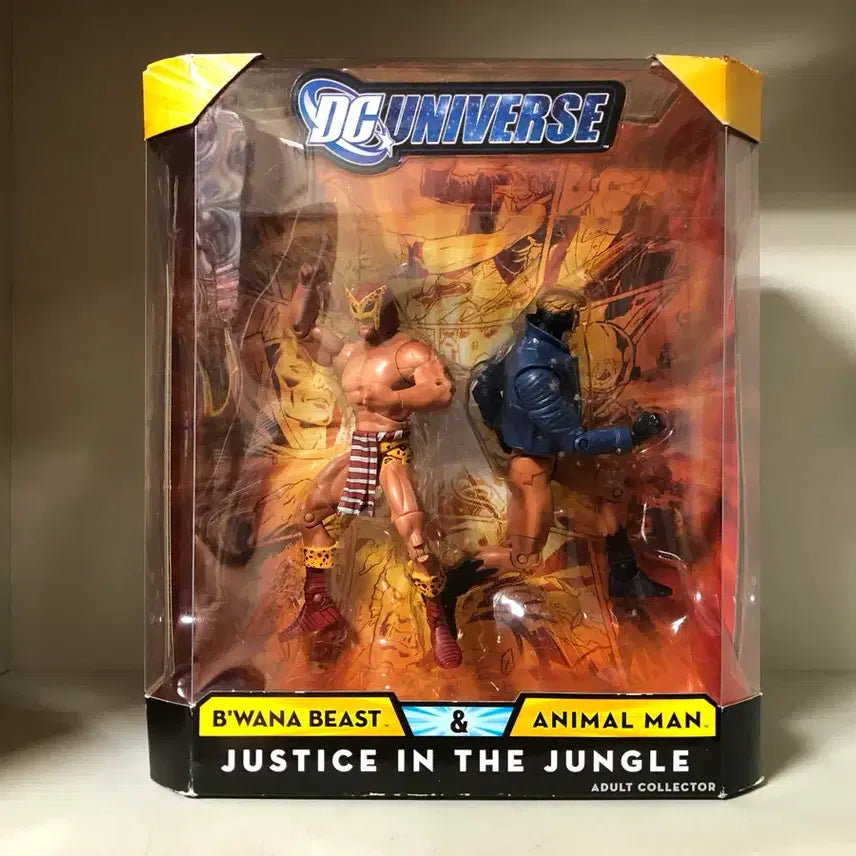 [BUNJANG] Mattel DC Universe 2-Pack Animal Man &amp; Bwana Beast 6-Inch Action Figures / 마텔 DC 유니버스 2팩 애니멀 맨 &amp; 브와나 비스트 피규어