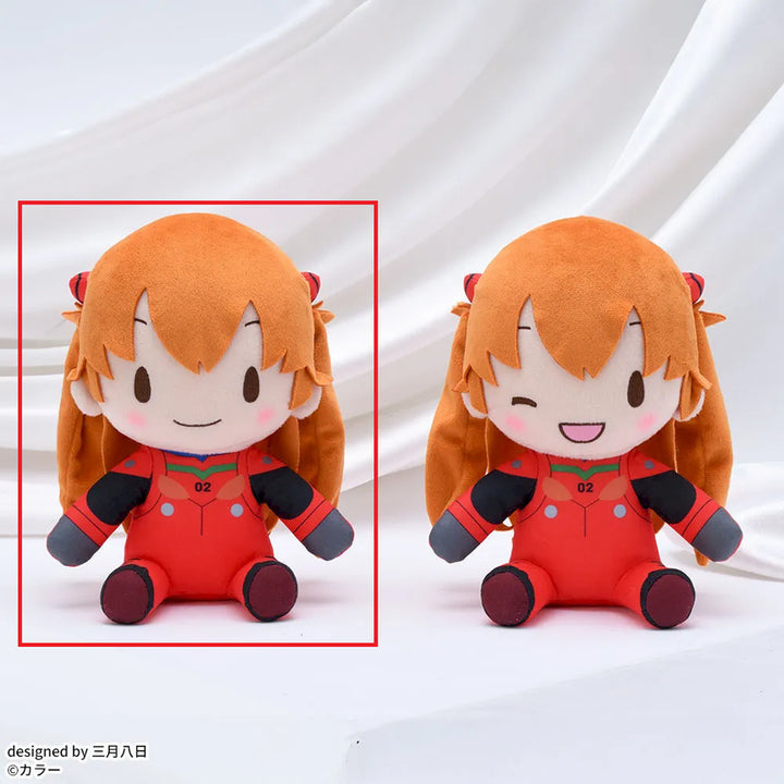 [BUNJANG] Evangelion Fuwapuchi Asuka (Basic) Plush Doll 22cm / 미개봉, 정품) 에반게리온 후와푸치 아스카(기본) 인형 약 22cm