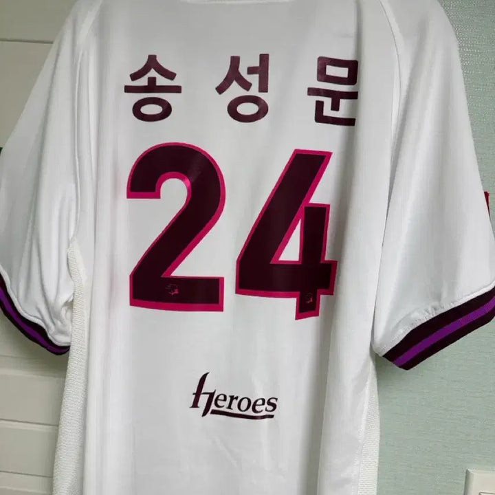 [BUNJANG] Kiwoom Heroes Song Sung-moon 2XL Baseball Jersey / 키움히어로즈 송성문유니폼