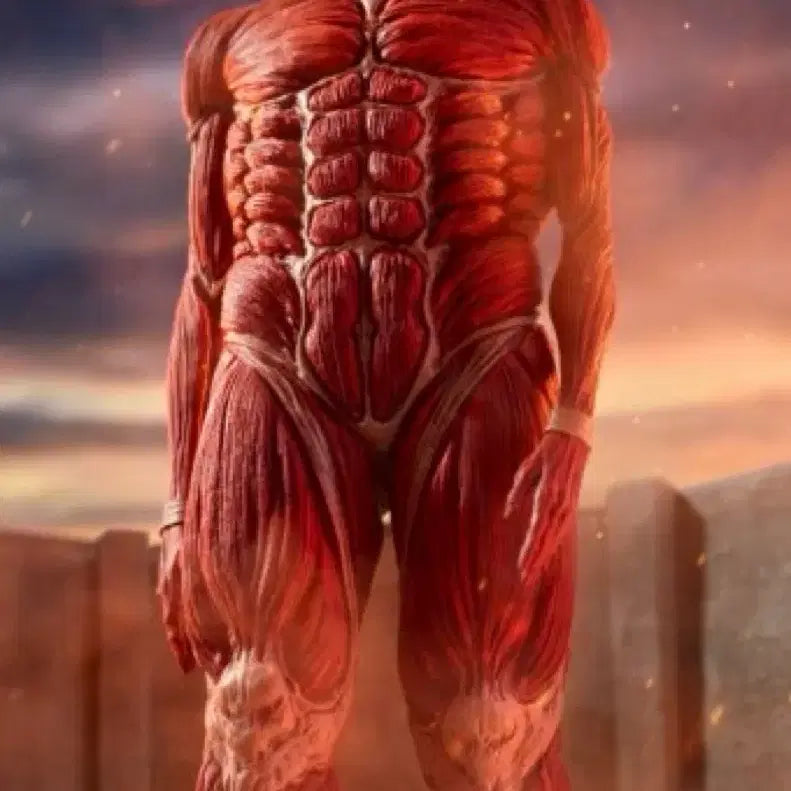 [BUNJANG] Attack on Titan Colossal Titan Figure (MEGA IMPACT Series) - Sealed / 초대형거인 미개봉