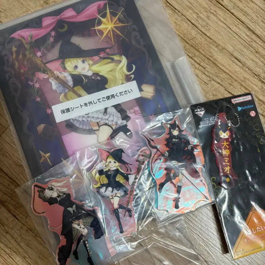 [BUNJANG] Hololive Kuji Acrylic Stand &amp; Keychain Bundle Set (Sealed) / 홀로라이브 쿠지 아크릴 스탠드 및 키링 일괄