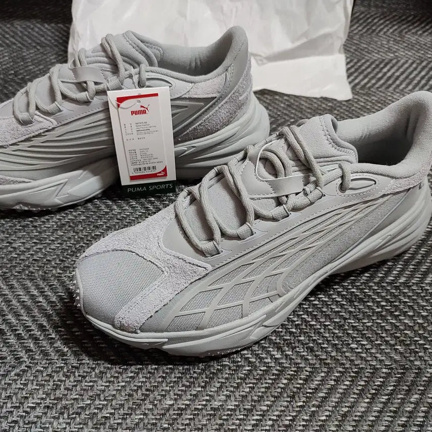 [BUNJANG] Puma Spirex Premium Grey Running Shoes 280mm New / 푸마 스파이렉스 프리미엄 그레이 런닝화 280mm 새제품