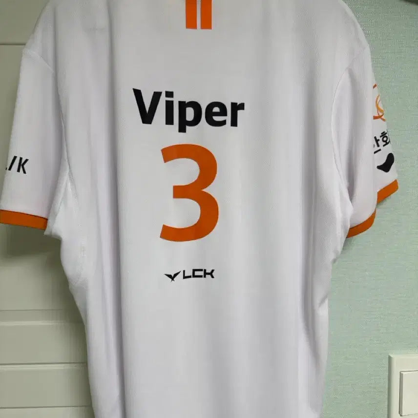 [BUNJANG] HLE Hanwha Life Esports Viper Short Sleeve Uniform Jersey Size 110 / 한화생명 이스포츠 HLE 반팔 유니폼