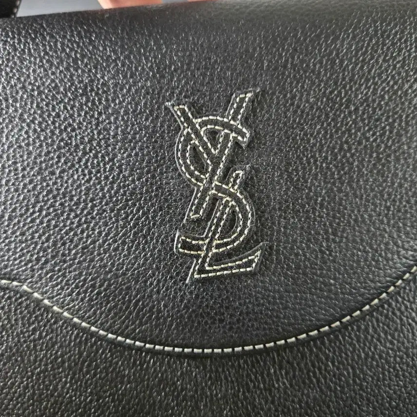 [BUNJANG] Saint Laurent YSL Logo Tote Shoulder Bag / 입생로랑 YSL 로고 토트 숄더백
